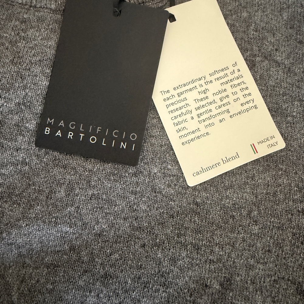 NWT Cashmere Blend Sweater / Maglificio Bartolini / Men / Made in Italy XL - Picture 7 of 11